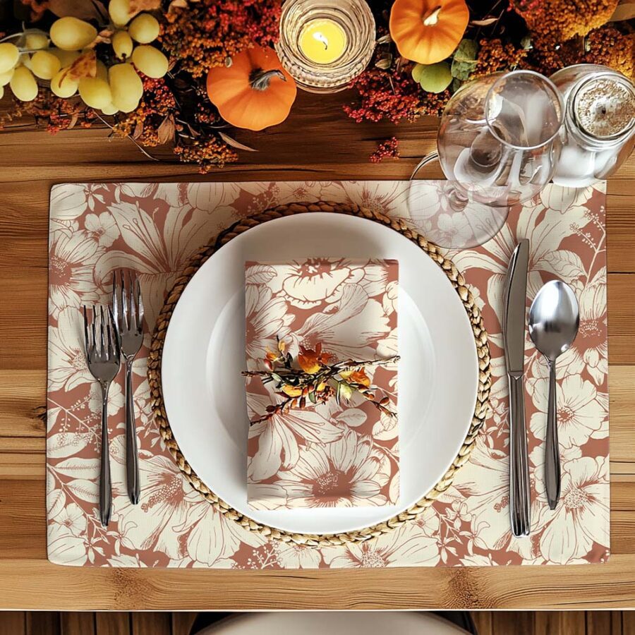 Tafel placemat terra