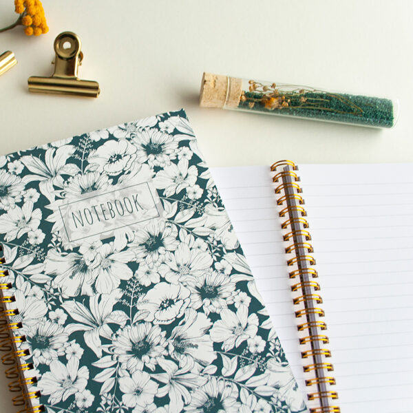 Notebook teal green