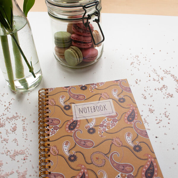 Notebook a5 paisley