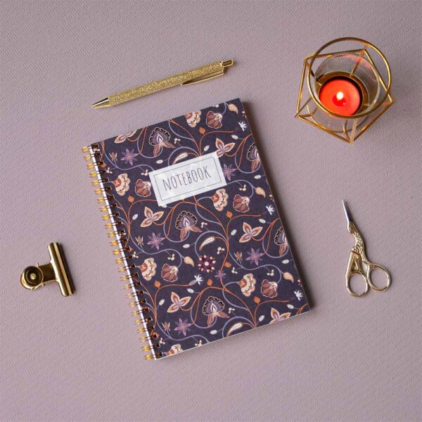 Notebook paars