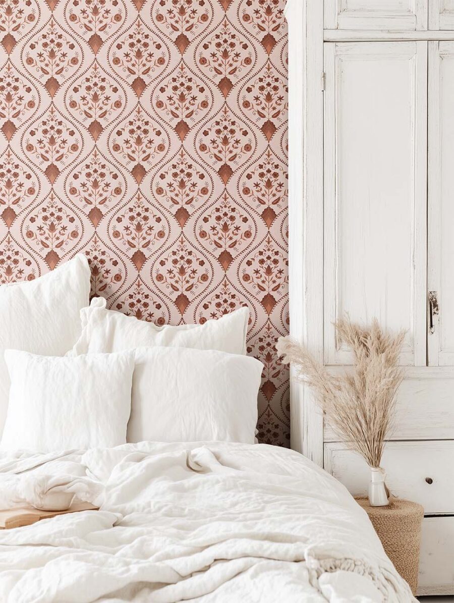 Boho behang slaapkamer