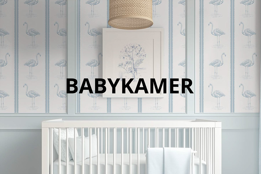 Behang babykamer