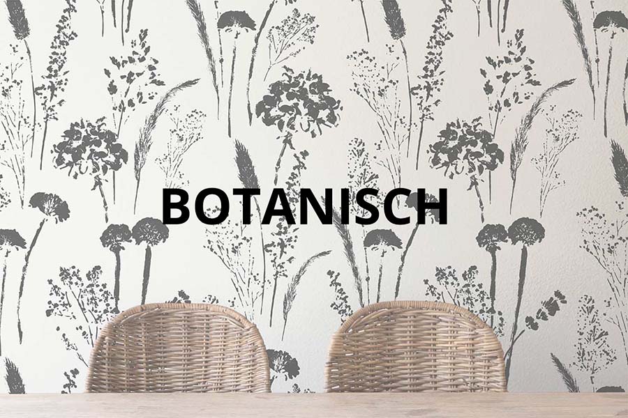 Behang botanisch