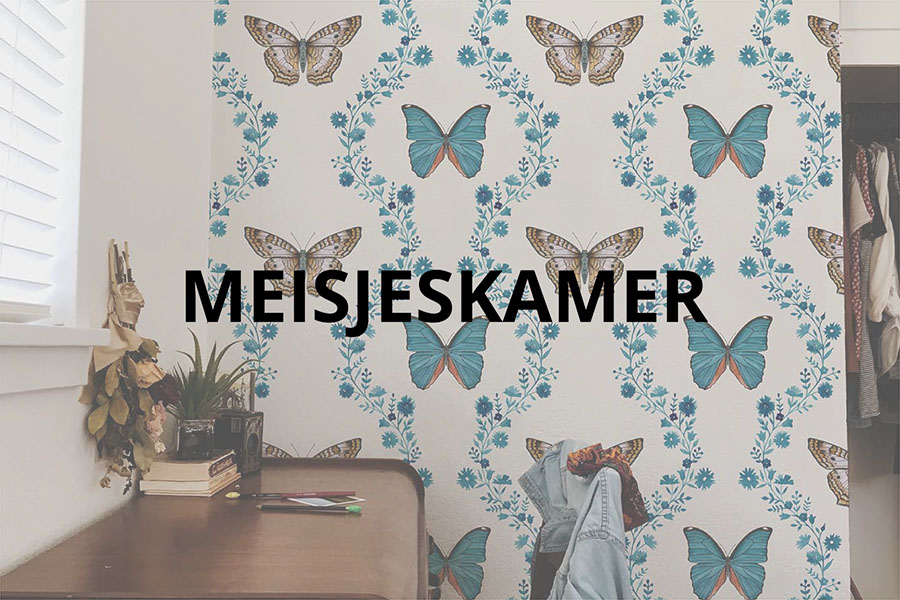 Behang meisjeskamer