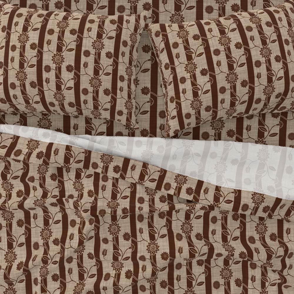 Modern farmhouse bedding brown