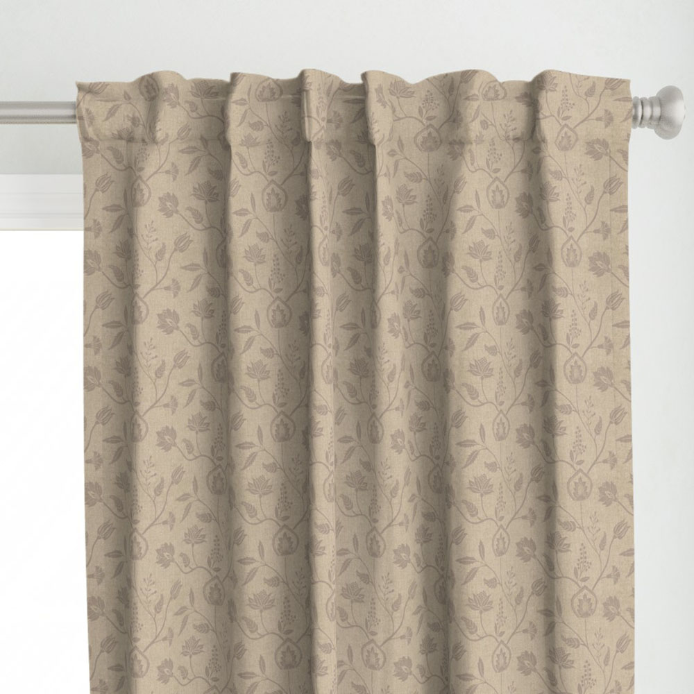 Modern farmhouse curtains beige