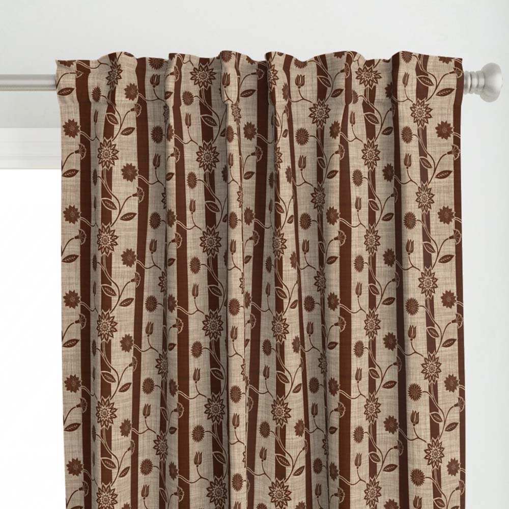 Modern farmhouse curtains brown