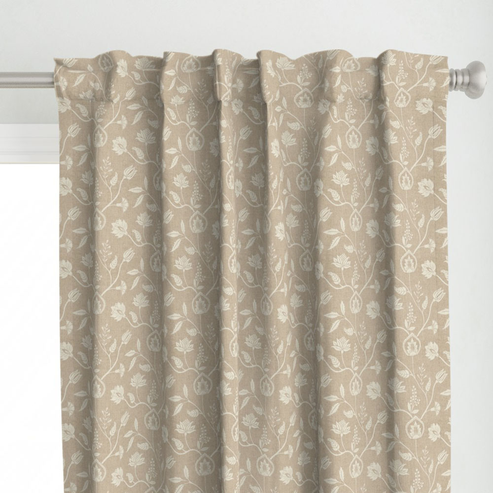 Modern farmhouse curtains cream