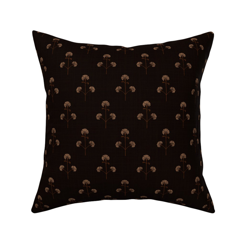 Modern farmhouse throw pillow black