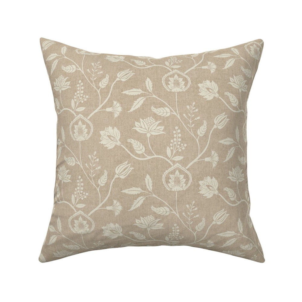 Modern farmhouse throw pillow cream