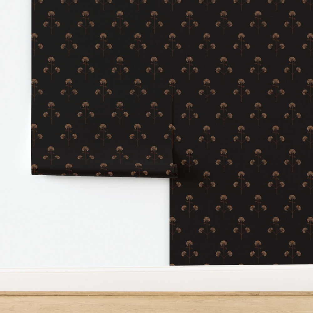 Modern farmhouse wallpaper dark