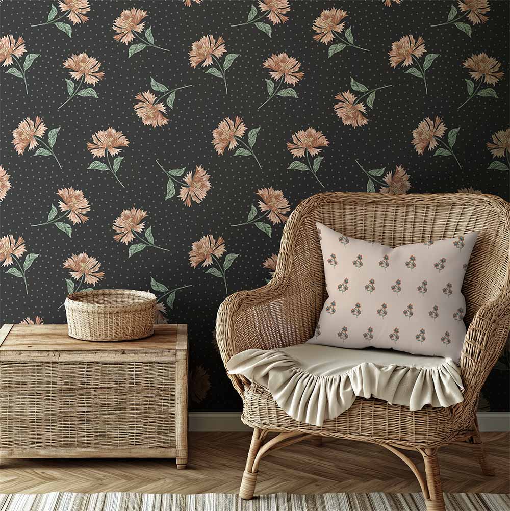 Floral wallpaper