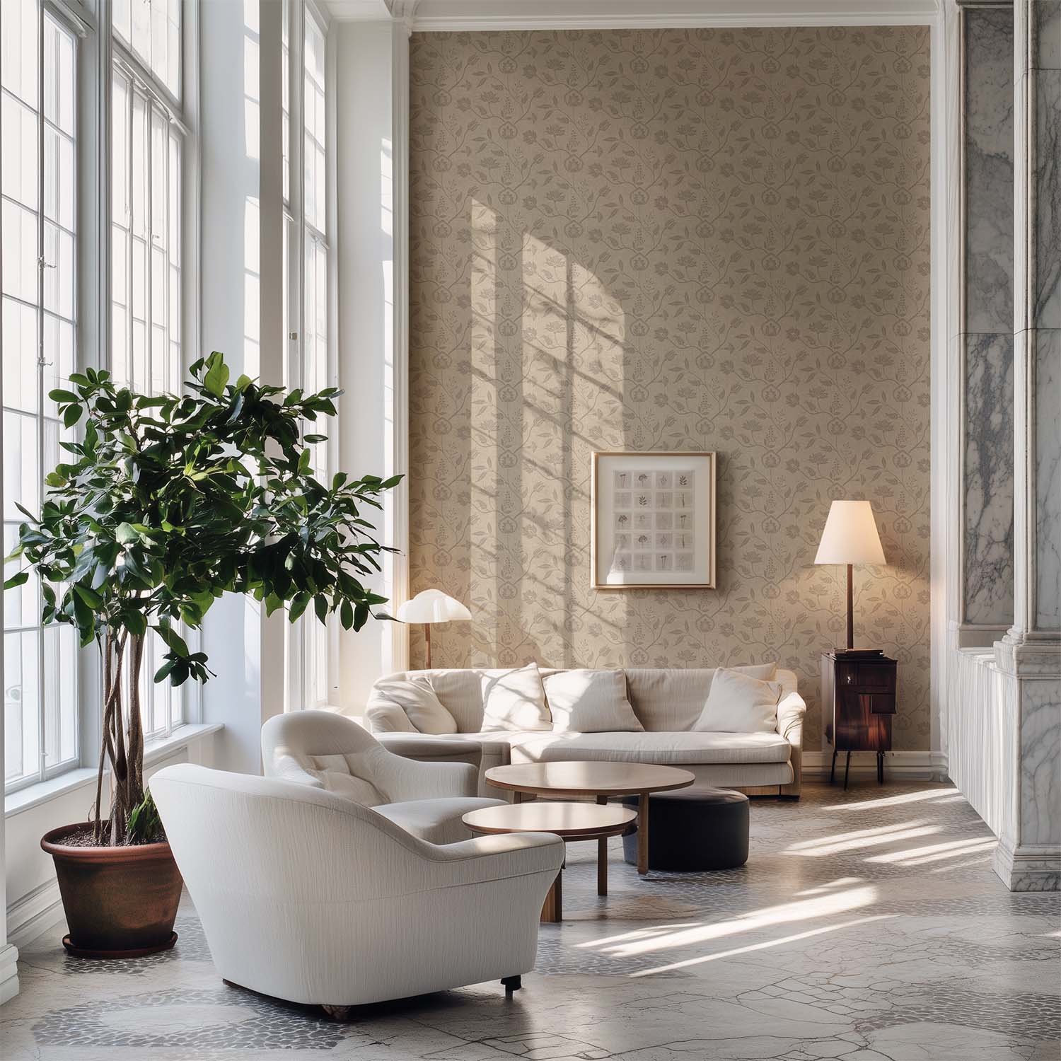 Hotel lobby parisian style