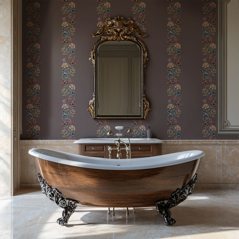 Bathroom wallpaper