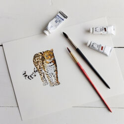 Illustratie leopard